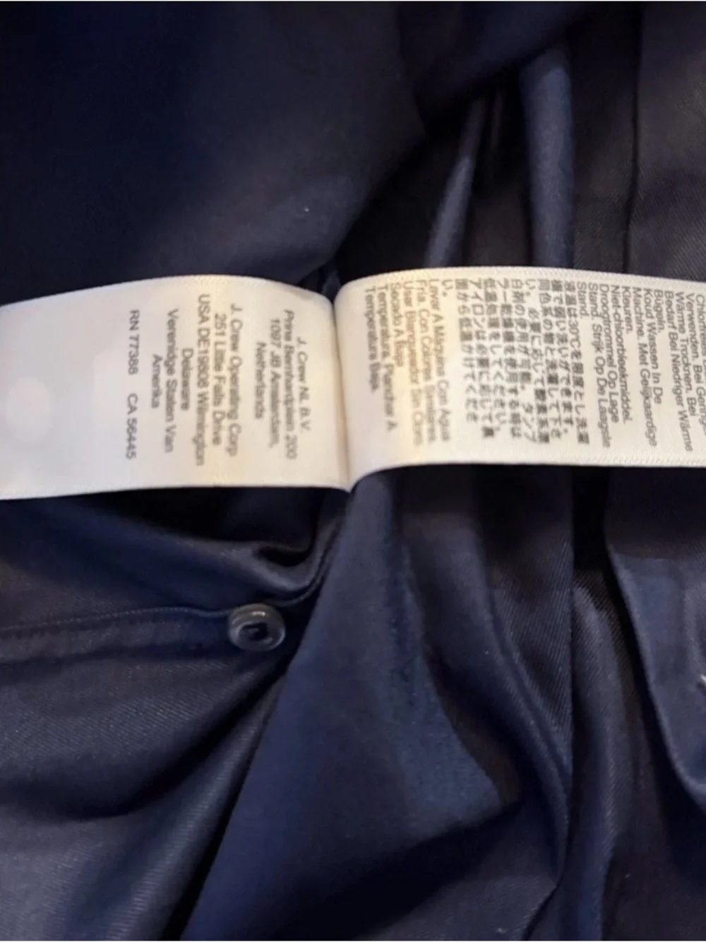 J. Crew Men's Navy Dress Shirt
